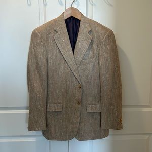 Alexander Julian, Men’s Silk/Cotton, Tweed Blazer, Size 42R